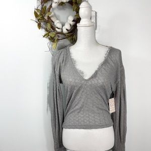 NWT Free People Dream Girl Blouse